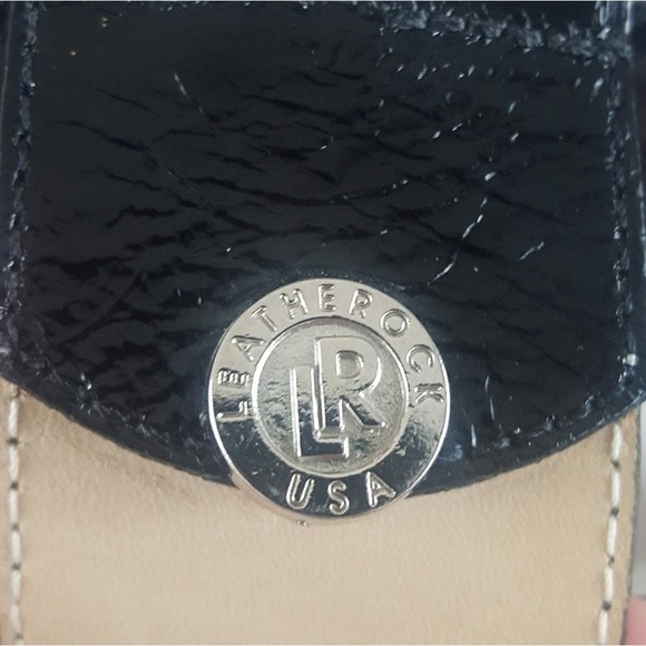 Leatherock USA Vintage Black Genuine Leather Waist Belt Square Buckle Size M 32‎ main image 6